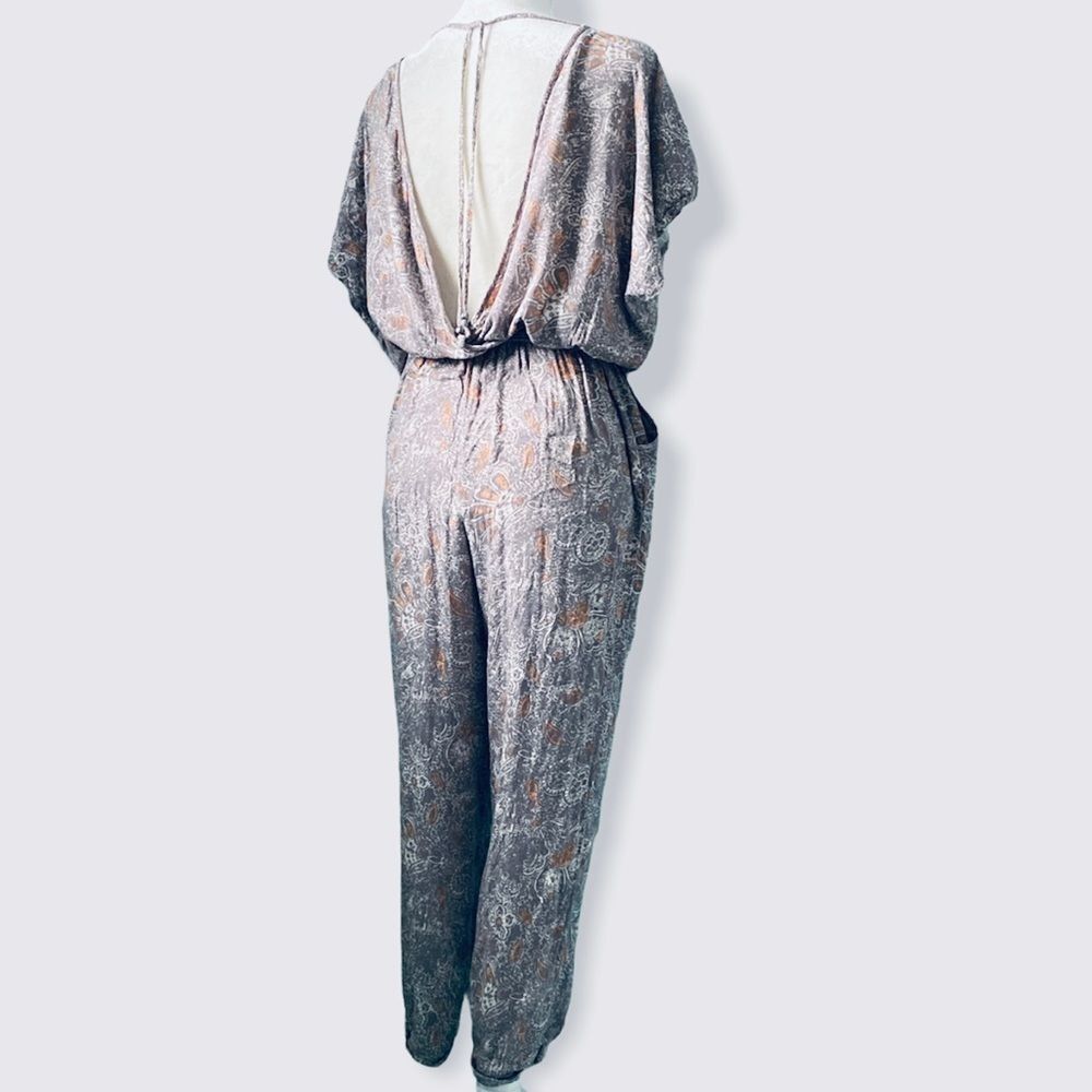 Free People Universal Surplice Floral Jumpsuit - Picture 5 of 8
